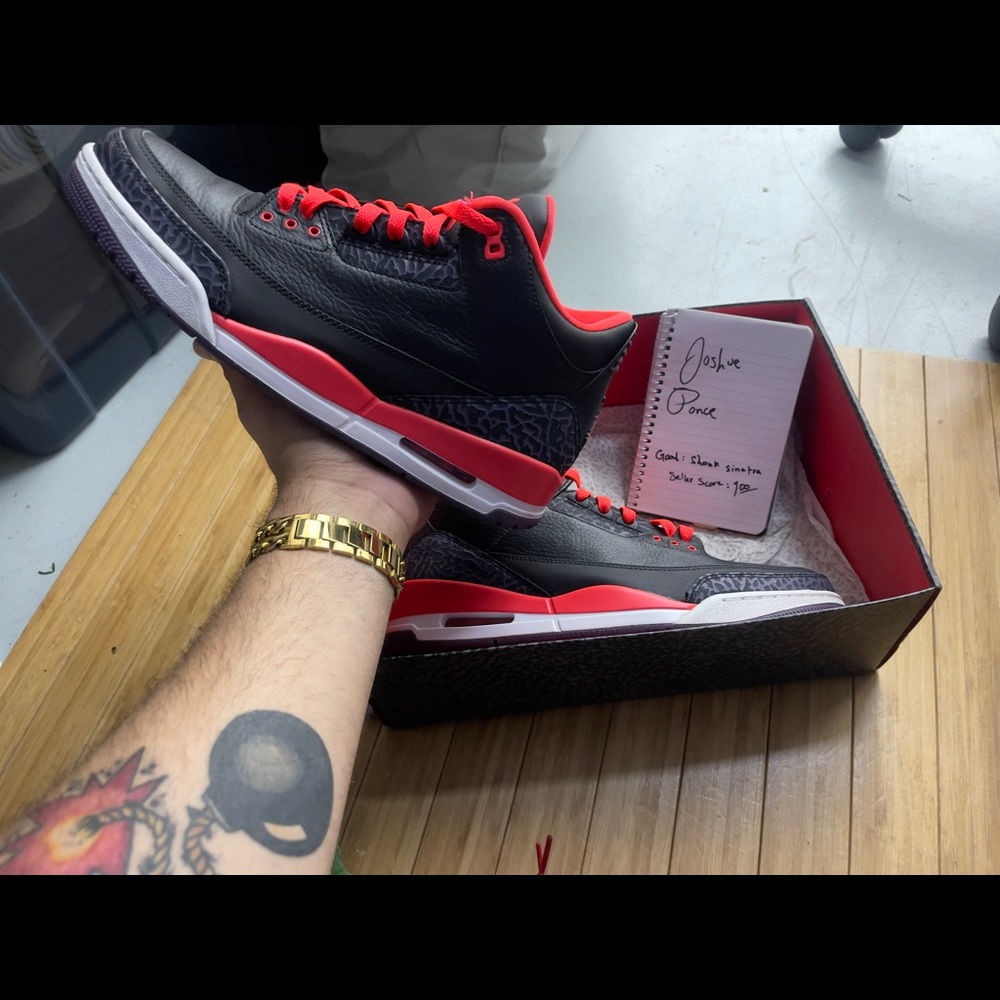 Jordan 3 Retro "Crimson" Size - 10
